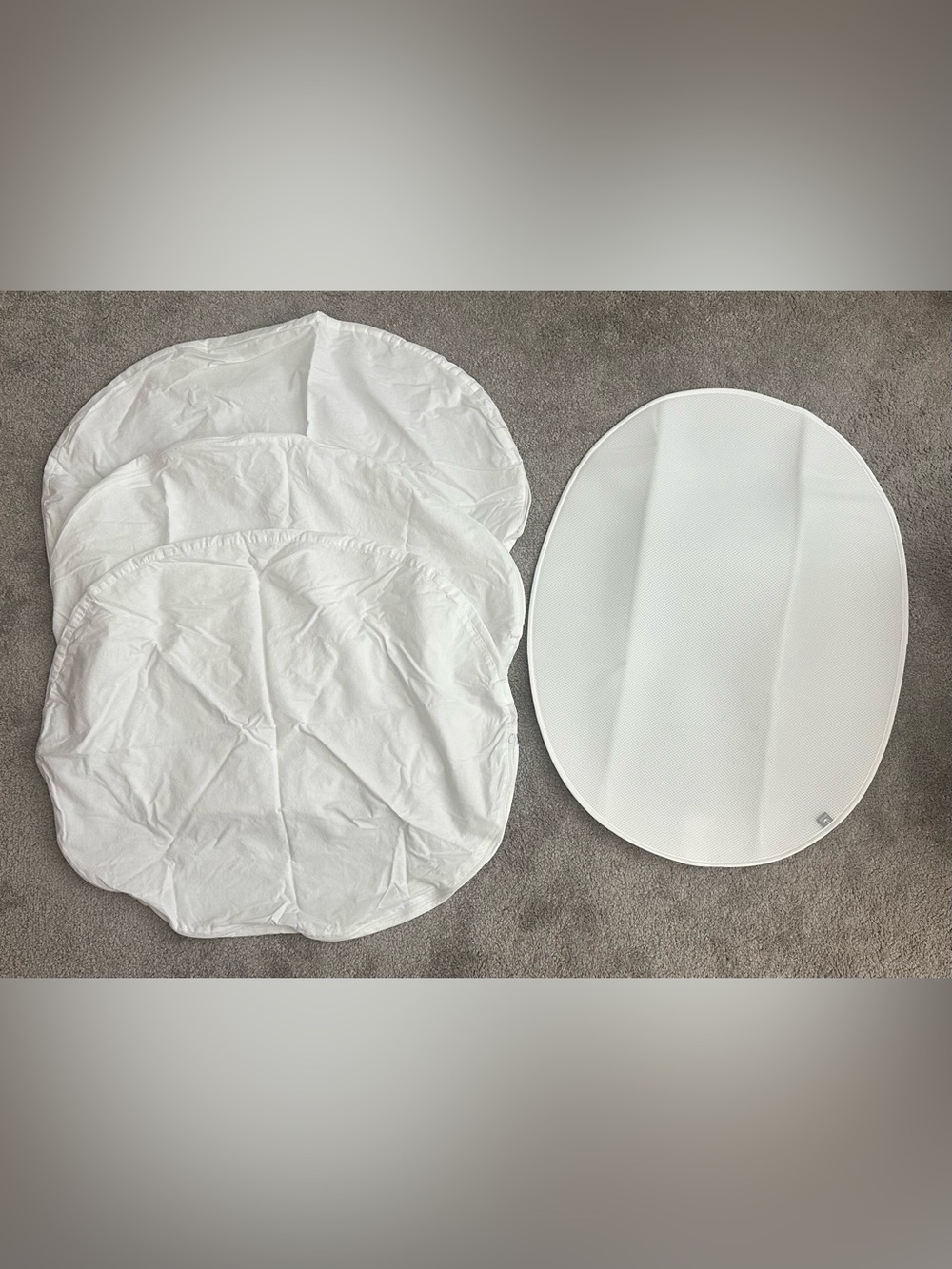 Stokke Sleepi Mini Sheet Bundle - 3 Fitted Sheets & 1 Protection Sheet